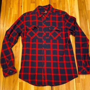 Quicksilver Flannel Button Down